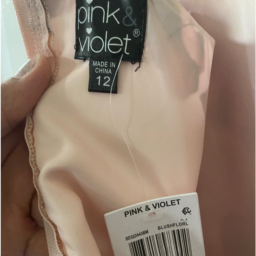 Pink & Violet Size 12 Girls Dress - Picture 6 of 7